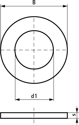 65381008 Монтажные профиля BIS Шайбы (BUP1000) монтаж в профиле BIS RapidRail® WALRAVEN  - Вид №1