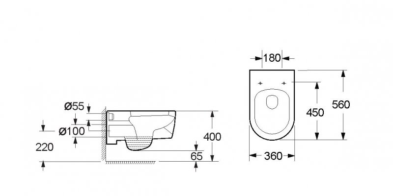 Унитаз подвесной BelBagno SANTHE-I Подвесной унитаз настенный Белый BELBAGNO  Китай  - Вид №4