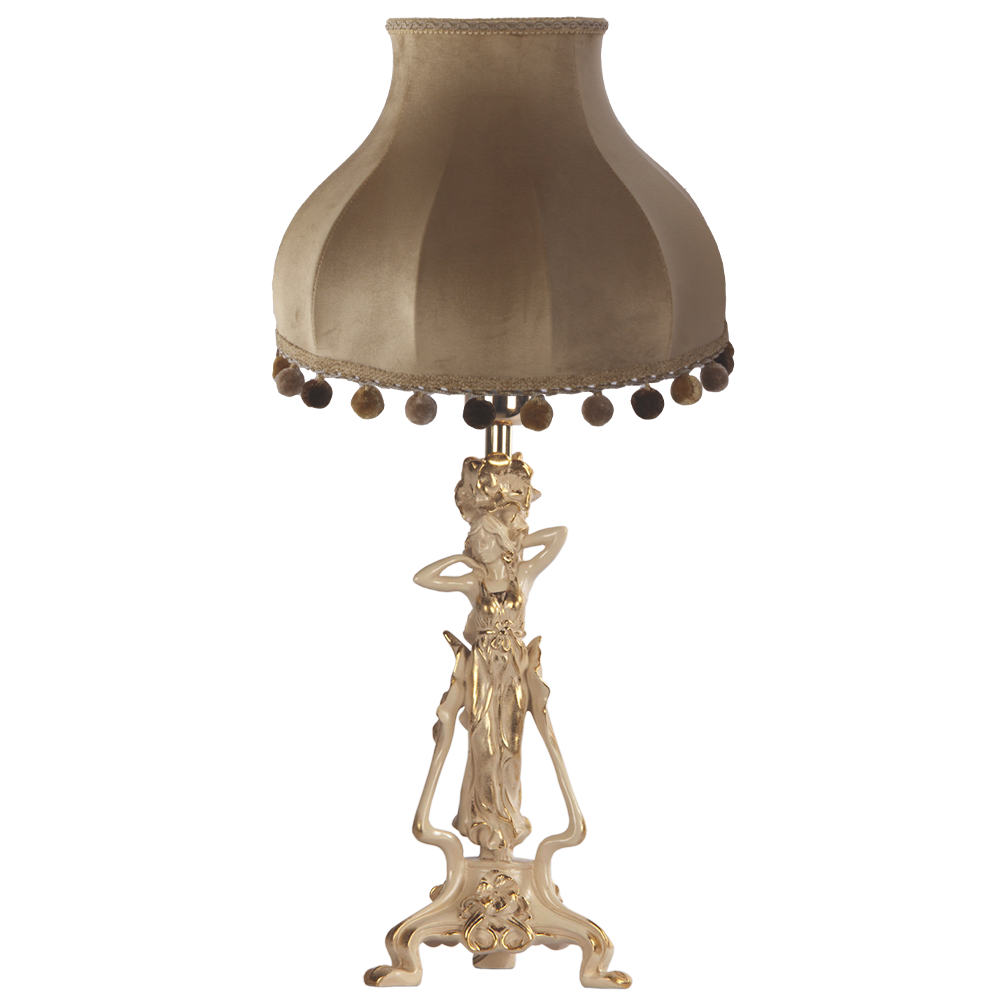 32064,34057 Настольная лампа Флора Айвори Классика Поталь BOGACHO 4627138210680, 4627138151136