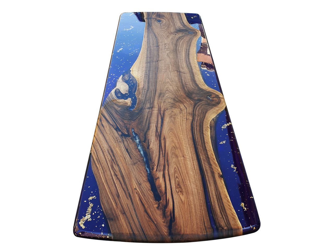 Прямоугольный стол из орехового дерева и смолы Legnor LEG2408750 ARCH-00035490 - Вид №3