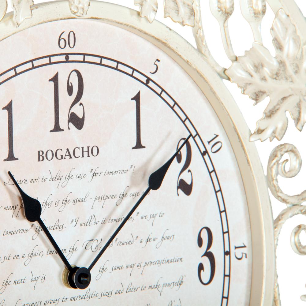 47009 Часы настенные Первое свидание Айвори BOGACHO 4627138242391 - Вид №1