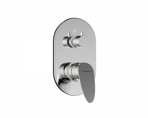 Смеситель встраиваемый в стену (2-функц.) DROP P69190C-2-RUS bravat