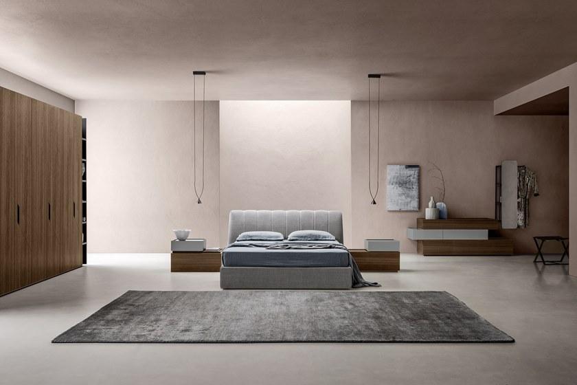 ZANETTE Кожаная кровать с обивкой и изголовьем sun-id-1457238 - Вид №3