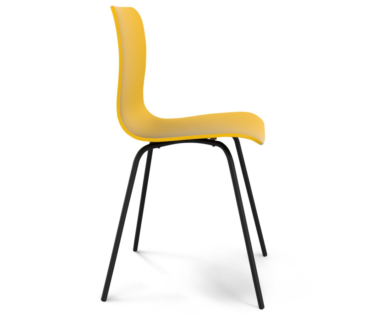 Стул DSR желтый S33 (eames style) SHEFFILTON EAMES STYLE 015574 Желтый  - Вид №1