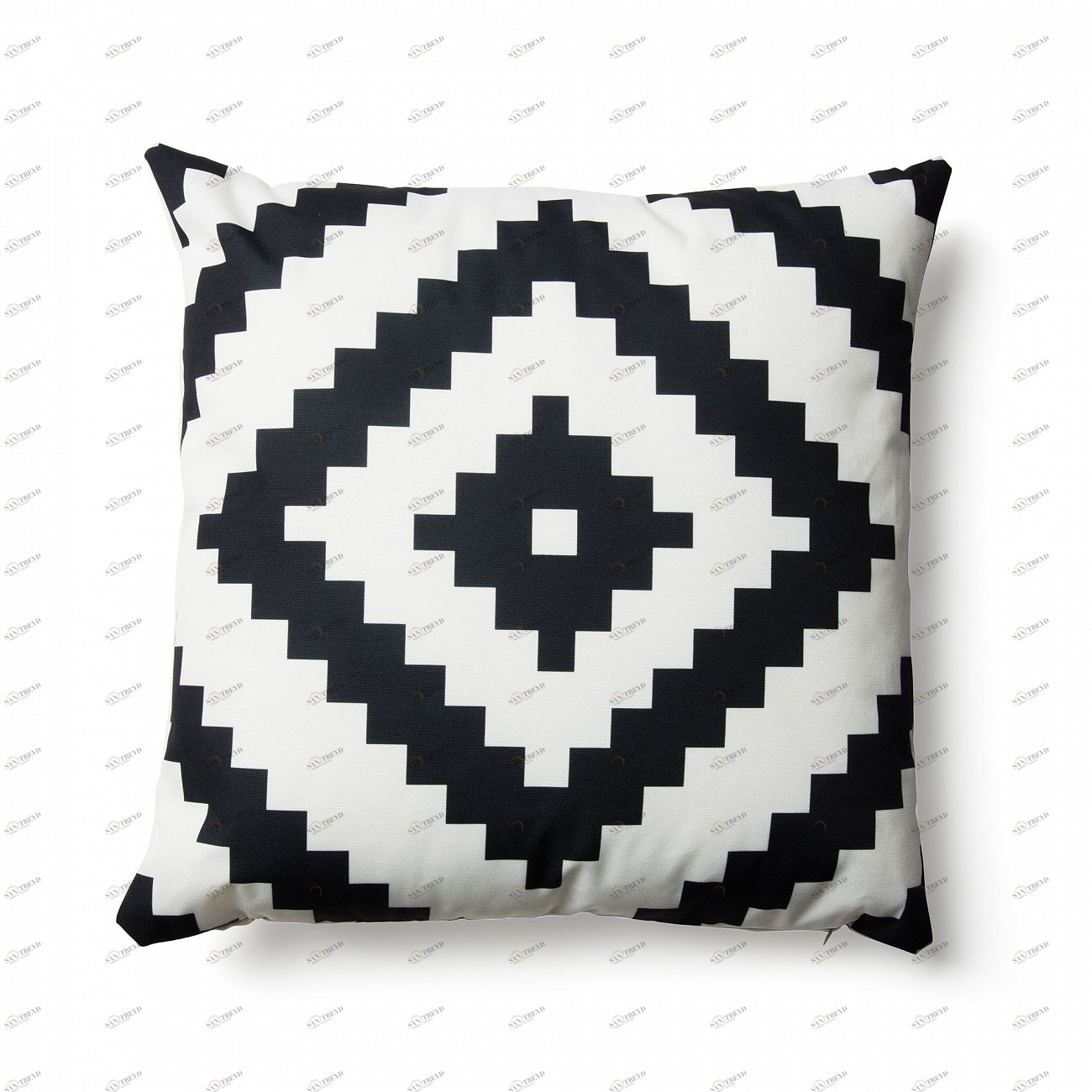 Чехол для подушки All 45x45 ткань белый черный от La Forma LA FORMA ОРНАМЕНТ 289177 Черно-белый 