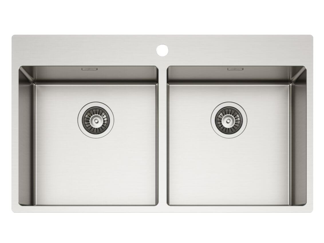 Раковина из нержавеющей стали с 2 чашами TASCA Asolo ARCH-00093077