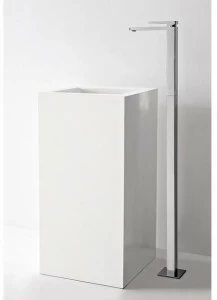 ZAZZERI Смеситель для раковины колонный Qquadro