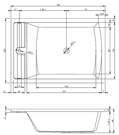 BB7900500000000_hit1 Ванна Riho Savona Santreyd - Вид №7