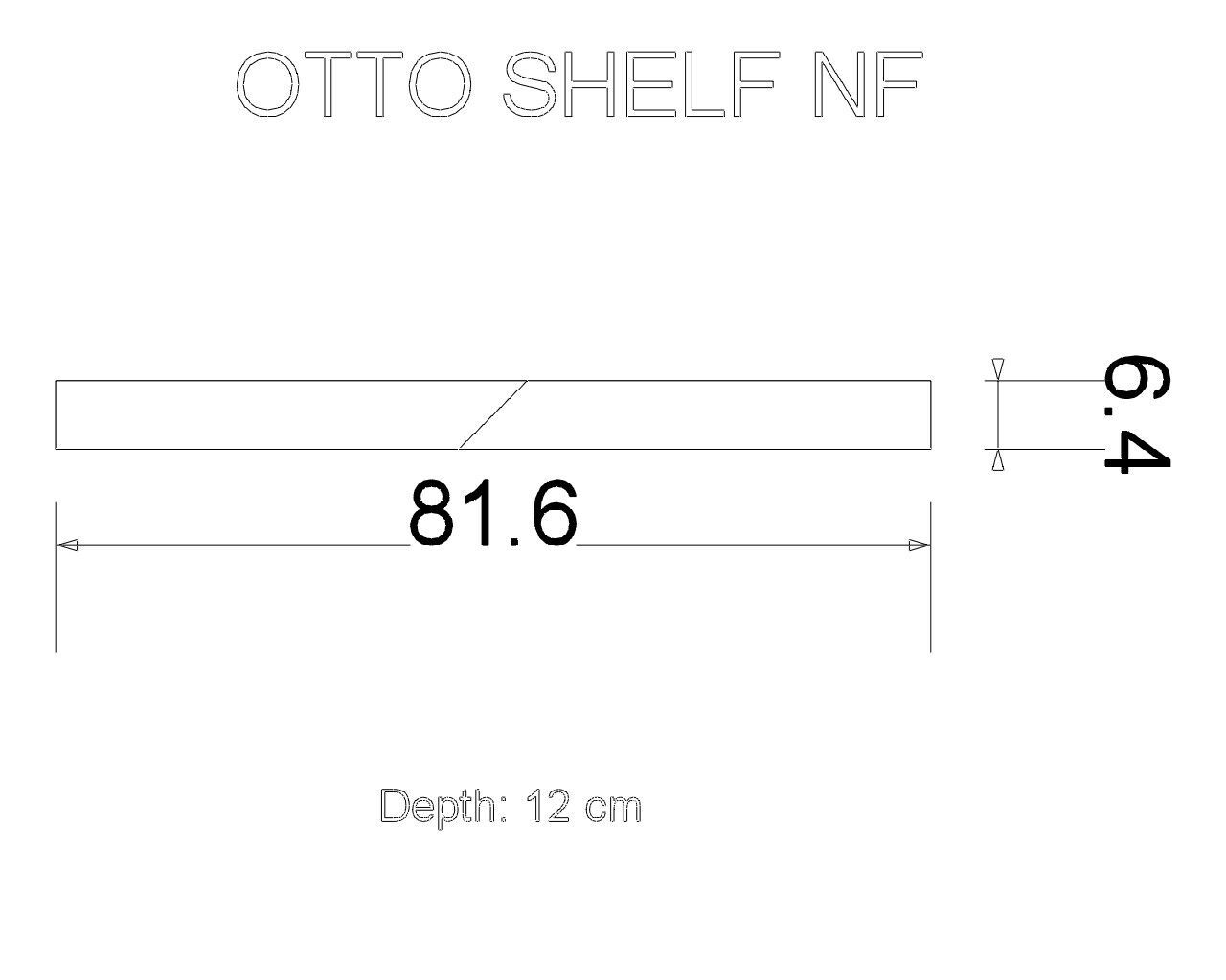 Полка из ореха и ясеня Deodara восемь ARCH-00049506 - Вид №7