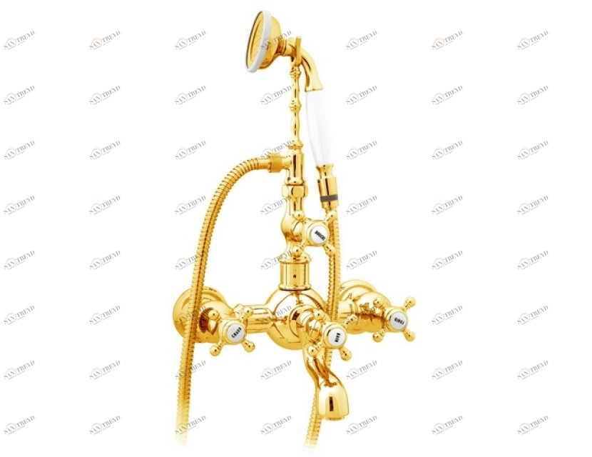 035016.000.50 Душевой набор для ванны Яркий хром Mestre RETRO