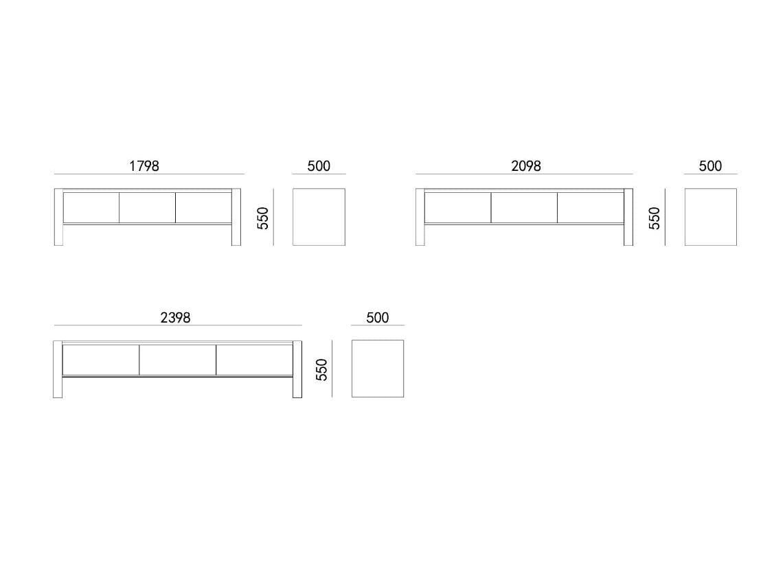 Шкаф из массива дерева с ящиками HC28 maison Ratio ARCH-00102234 - Вид №2