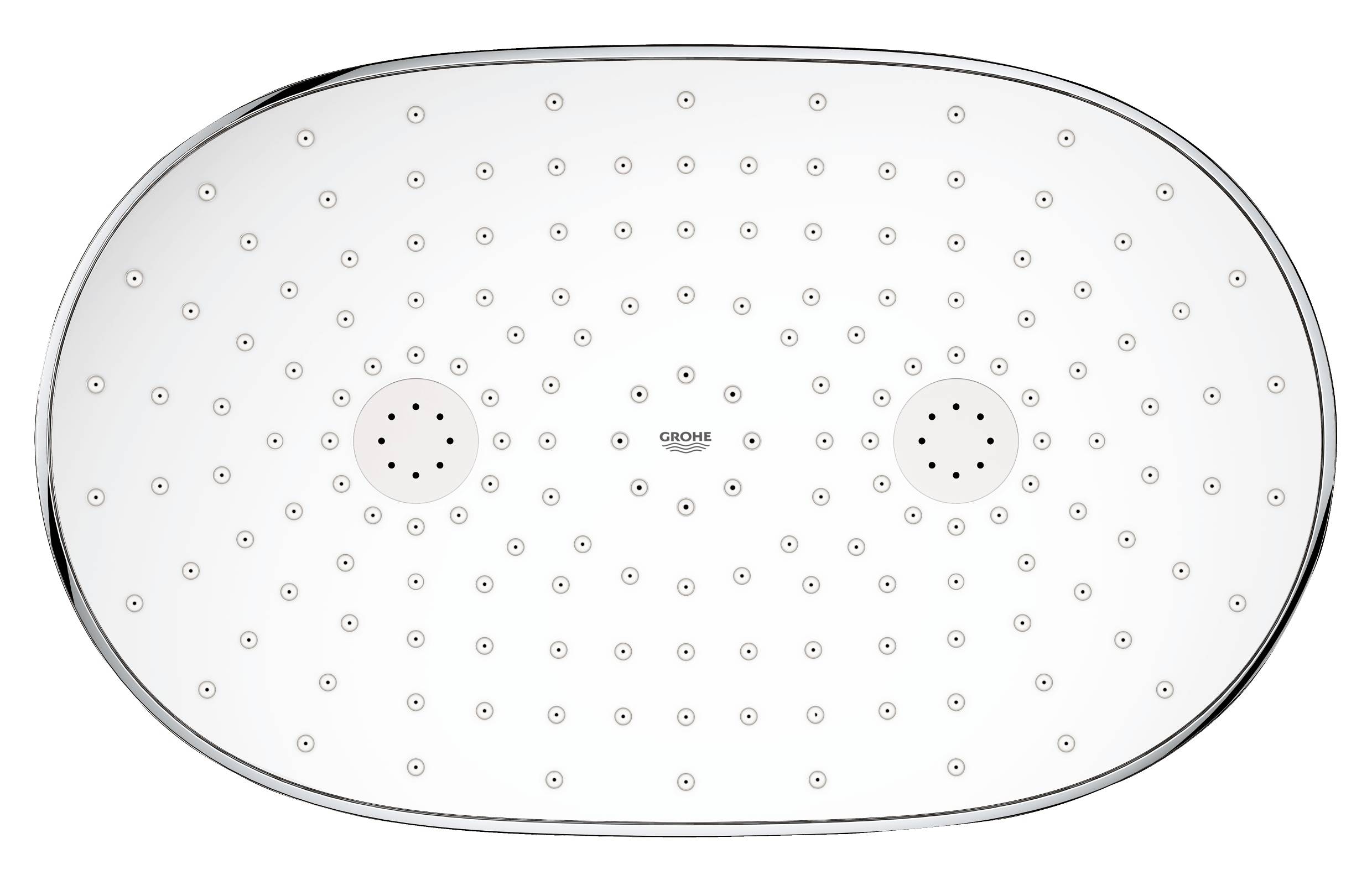 Верхний душ GROHE Rainshower 360 MONO с душевым кронштейном, 360 x 220 мм, хром (26450LS0) - Вид №1