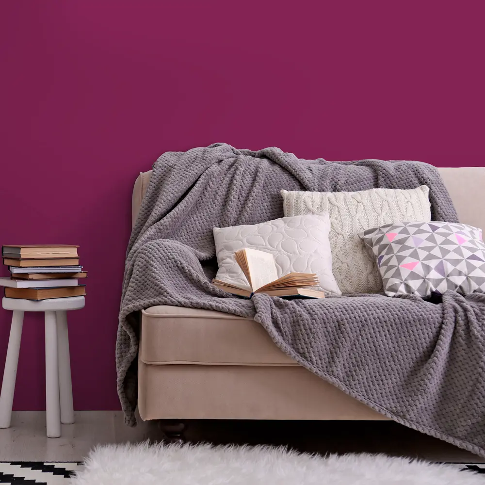 Обои флизелиновые Inspire фуксия 0.53х10 м эффект окрашенных стен STLM-2135028 - Вид №3