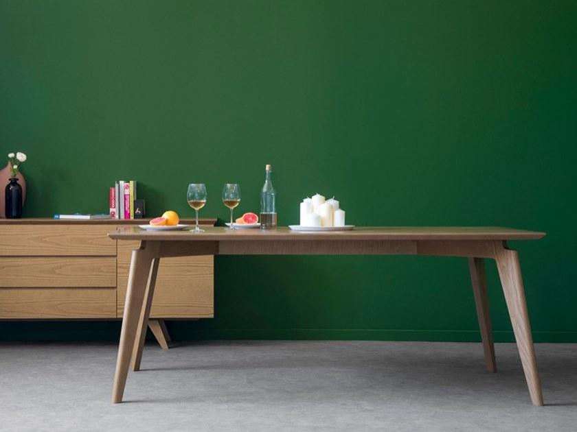 Anesis Прямоугольный обеденный стол из массива дерева  T149  - Вид №5