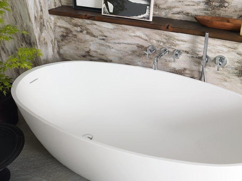 Corian® Design Отдельностоящая овальная ванна из Corian®  8430  - Вид №1