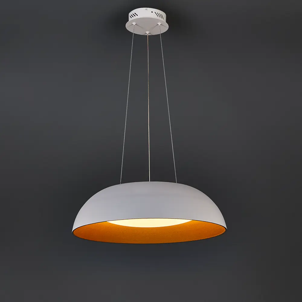 Подвесной светильник светодиодный Solar FR6087PL-L48WG цвет белый золото 89335087 STLM-2166897 Freya  - Вид №2