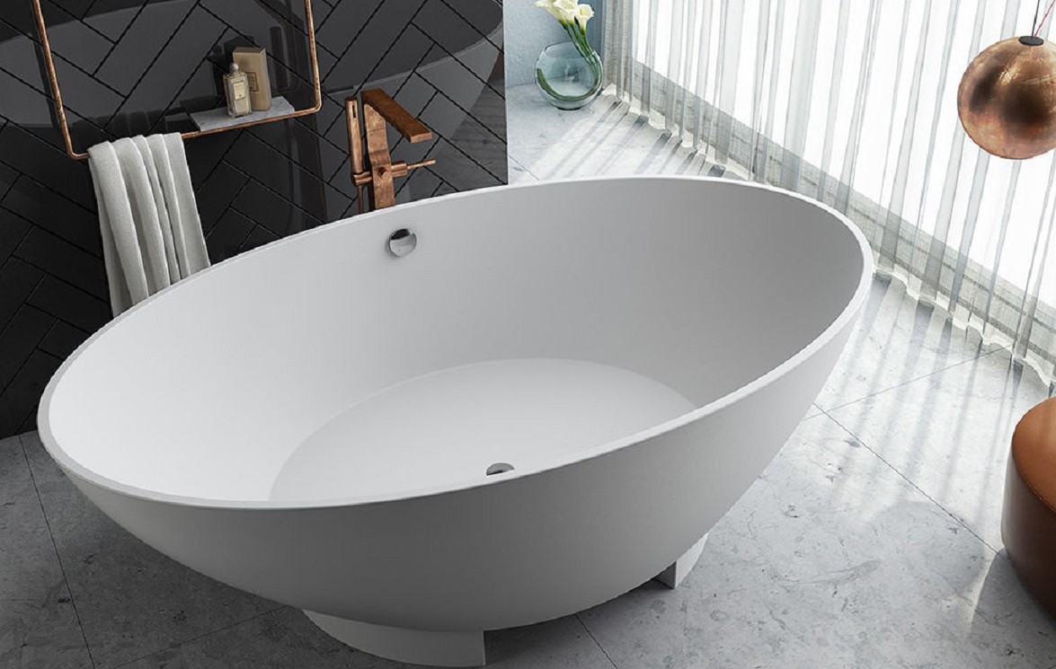 Ванна из искусственного камня Kerrock Tristan 00811 WHITE Словения Kolpa-San  - Вид №1