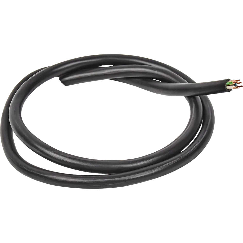 Кабель Альфакабель ВВГп-НГ LS 4х2.5 мм, на отрез, ГОСТ STLM-2164433