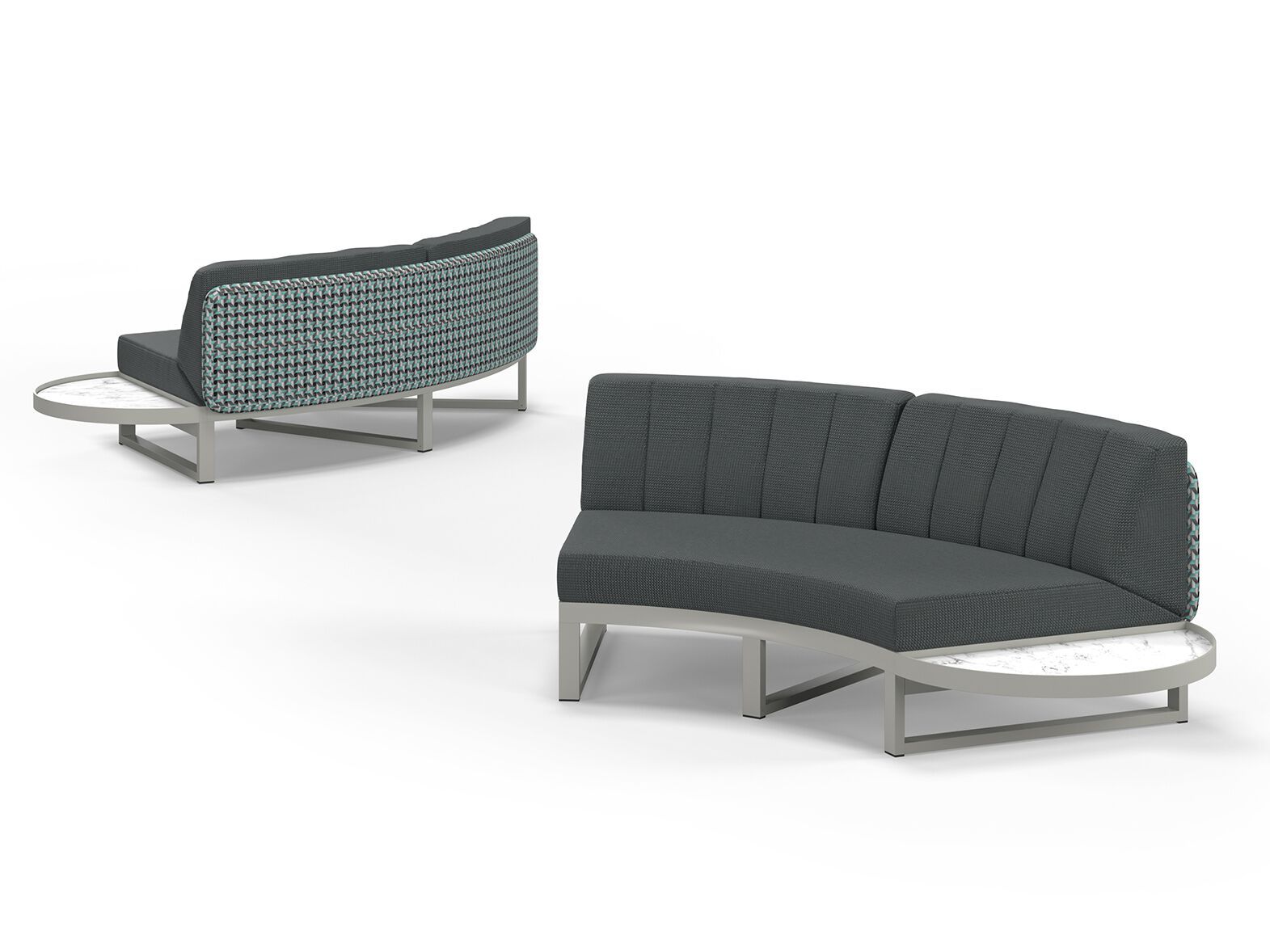 Модульный изогнутый садовый диван из ткани MAMAGREEN Munia ARCH-00125657 - Вид №14