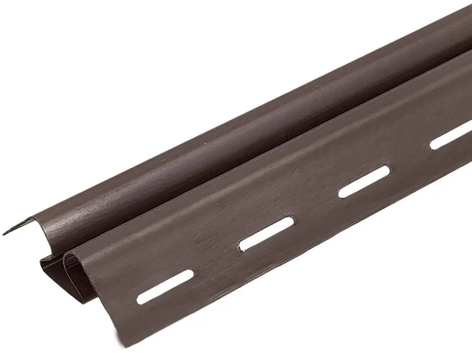 Внутренний угловой профиль FINEBER для фасадных панелей - коричневый 14380391