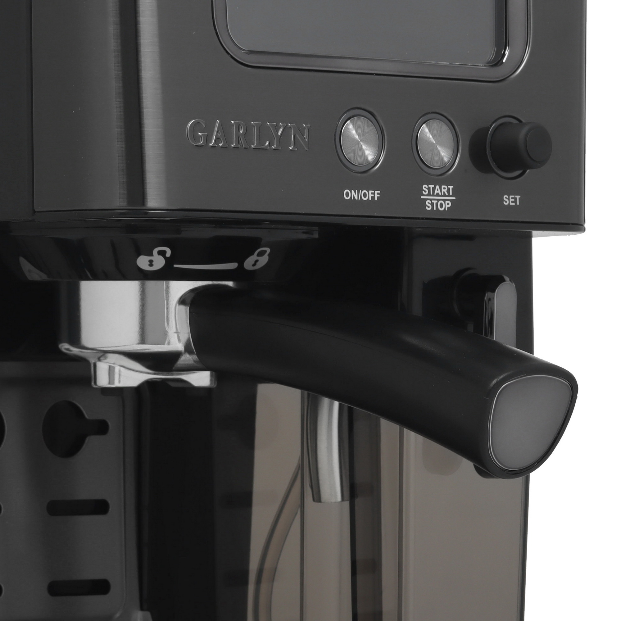 9161866 Кофеварка рожковая Garlyn L140 серебристый STDN-0145385 - Вид №4