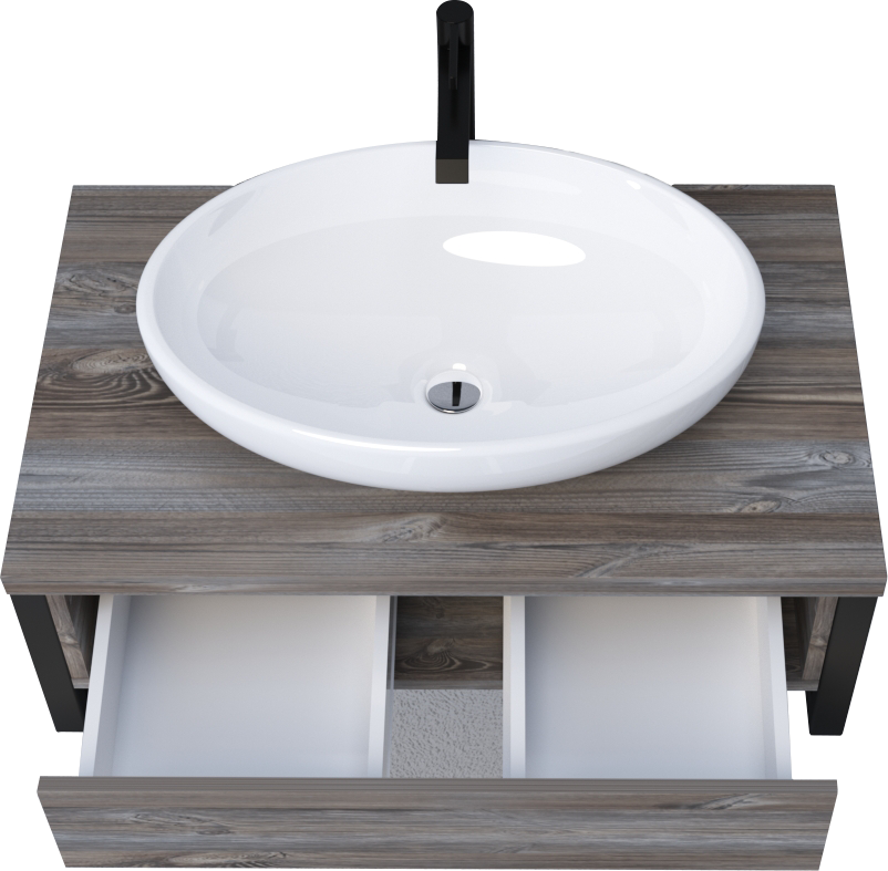 У85845 Тумба GRUNGE LOFT 80П 1в.я Дуб Намибия 1 Marka GRUNGE LOFT 