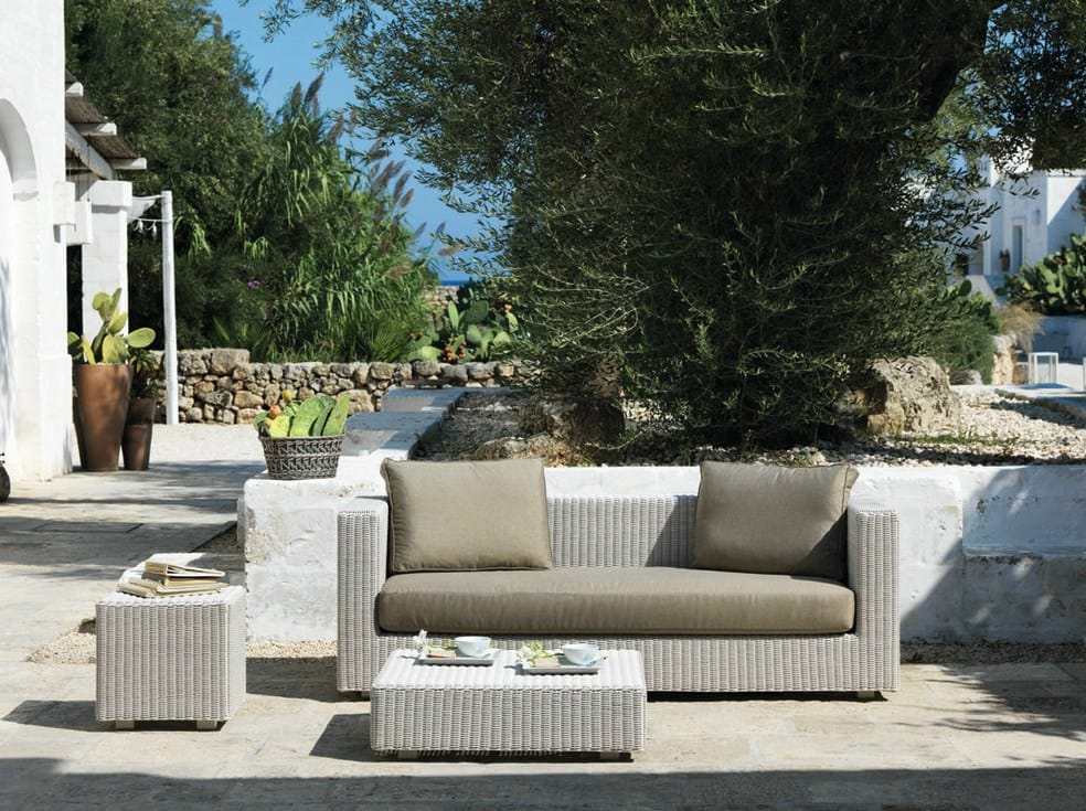 3-местный садовый диван Ethimo EtWick® ARCH-00129246 - Вид №4