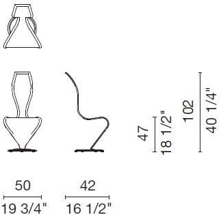 Cappellini Стул из ткани S-chair Td_1cap6  - Вид №2