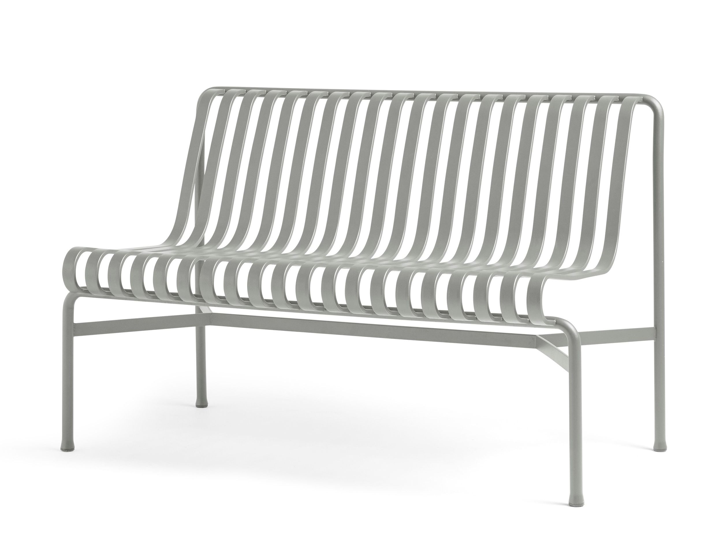 Стальная садовая скамейка со спинкой Hay Палисад ARCH-00073482 - Вид №2