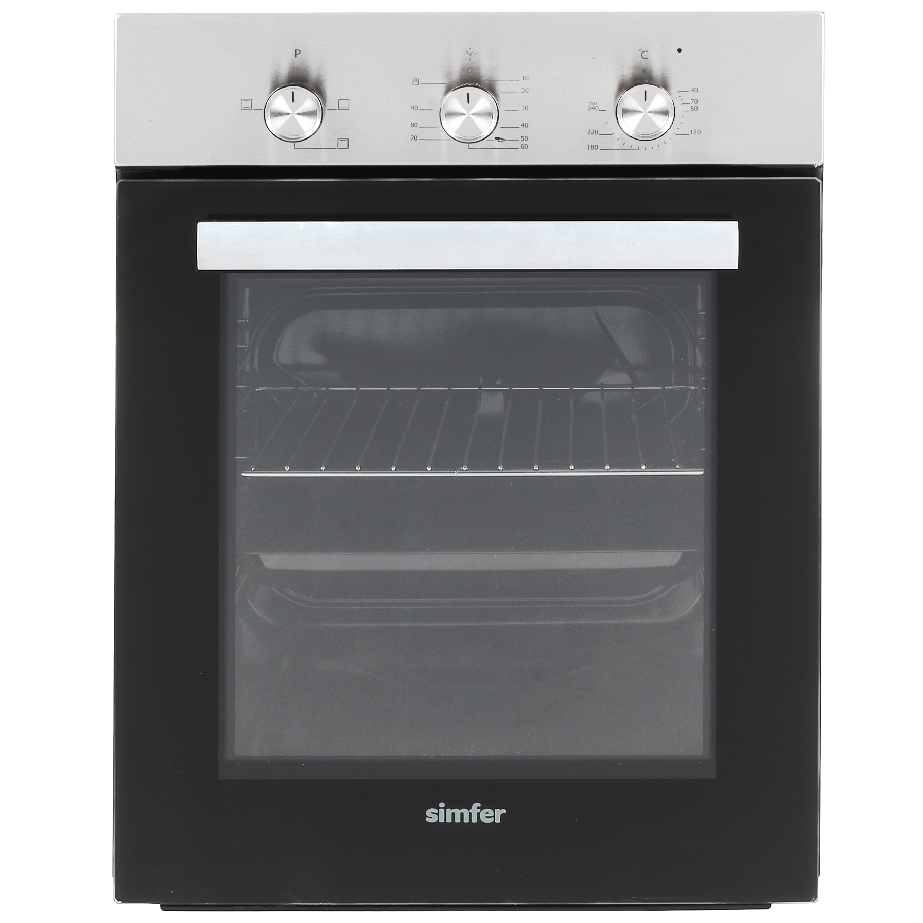 8186938 Электрический духовой шкаф Simfer B4EM14016 серебристый STDN-0030341