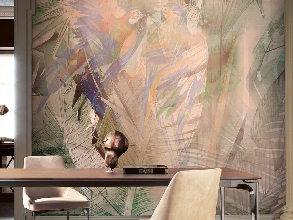 Тропические обои ПВХ бесплатно, экологически чистые, моющиеся WallPepper окружающая среда ARCH-00093180