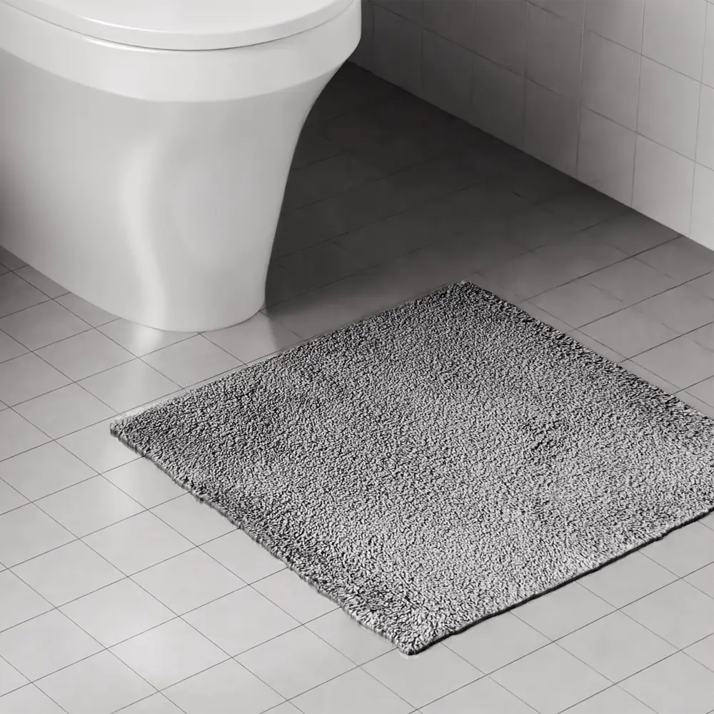 Коврик для туалета LEMER Vercor - серый комфорт 50×50 см 89384888 STLM-1565375