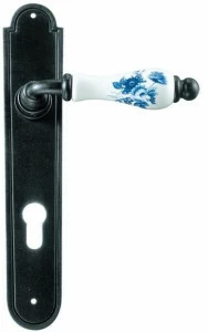 Galbusera Ручка из железа и фарфора на тарелке Atene 2609