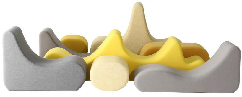 Verpan Мягкое кресло из ткани с высокой спинкой Welle sun-id-1463564 - Вид №2