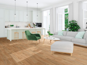 Нескользящий виниловый пол с эффектом дерева