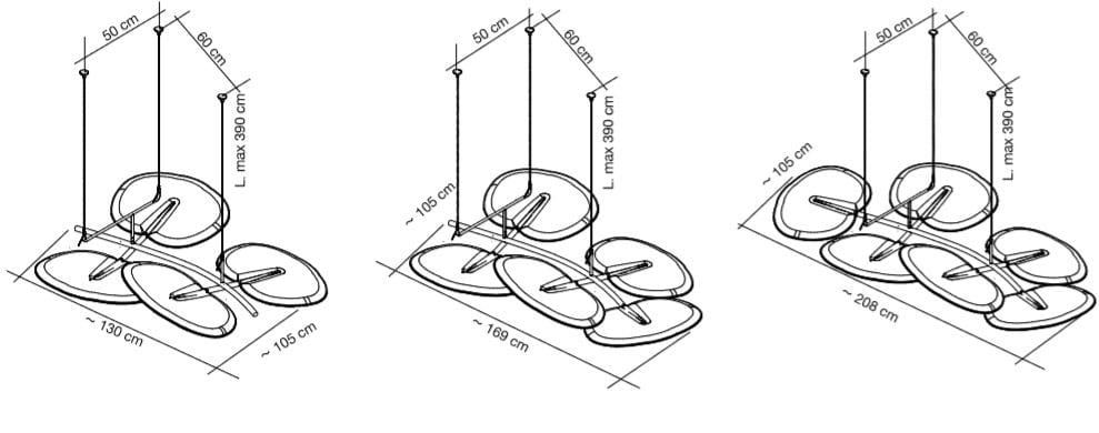 Акустическая подвесная панель из Trevira® CS Caimi Brevetti BOTANICA ARCH-00021398