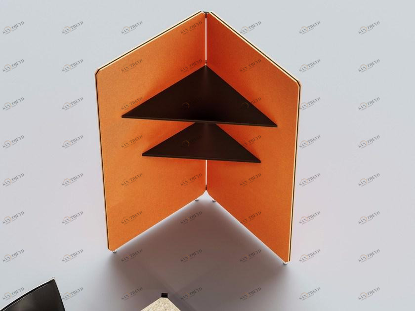 FANTONI Звукопоглощающие модульные офисные перегородки из ткани Hub sun-id-1457128