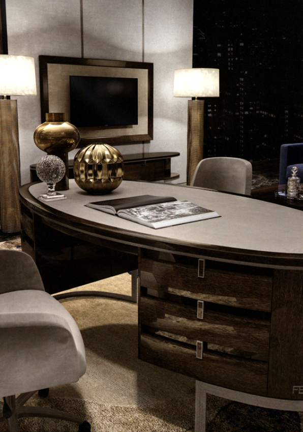 Письменный стол PEARL FRANCO BIANCHINI ELG 4041 K  - Вид №1