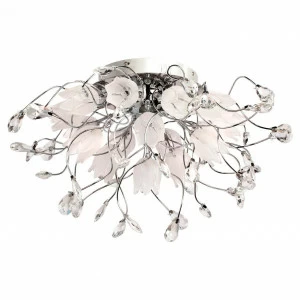 Потолочная люстра MW-Light Подснежник 294014416 MW-LIGHT ДИЗАЙНЕРСКИЕ, ПОДСНЕЖНИК 182279 Хром