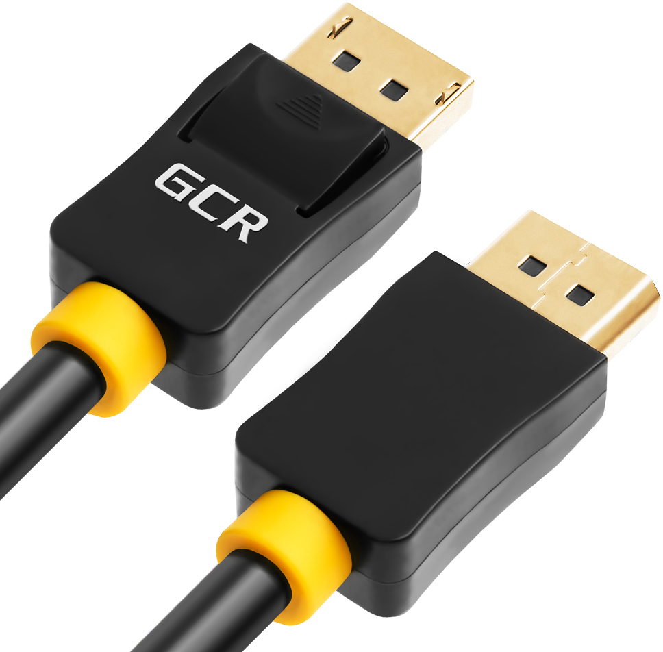 33-050548 кабель 1.5m displayport v1.2, 20m/20m, черный, 28/28 awg Greenconnect Santreyd  - Вид №1