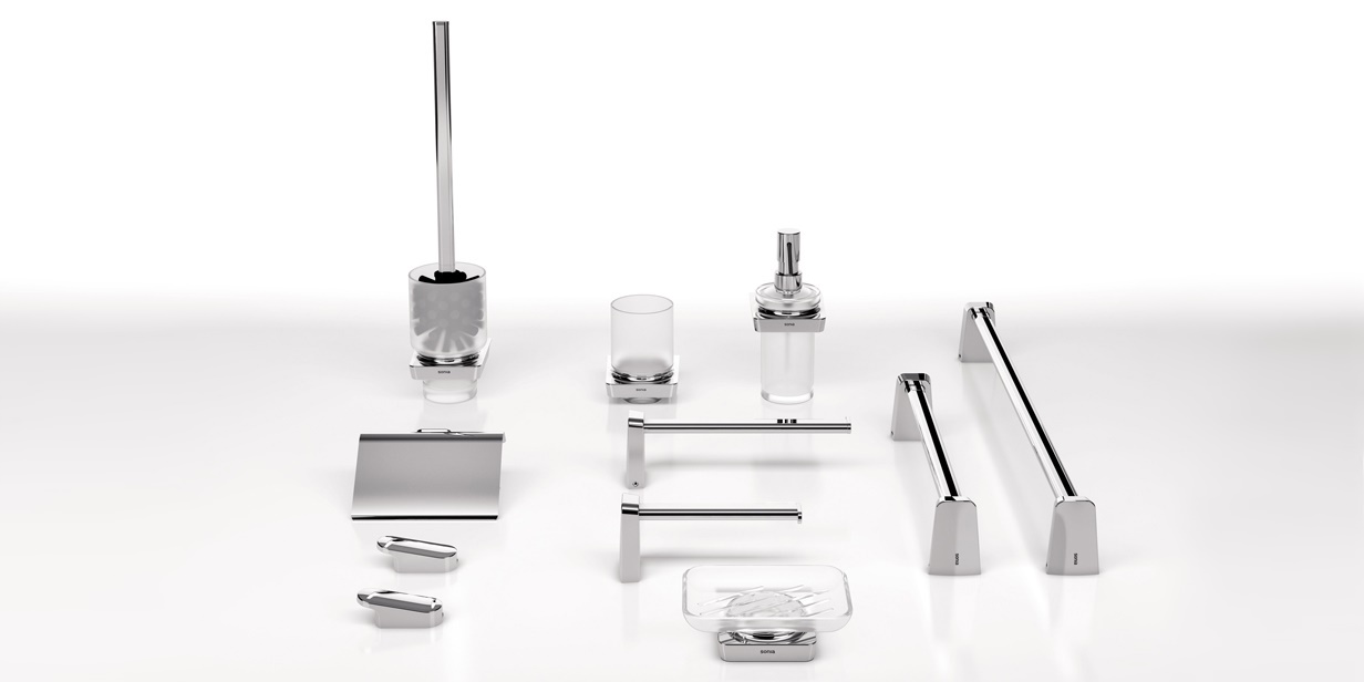 Sonia Полотенцедержатель 500 мм S6-Zen Хром 160945 - Вид №2