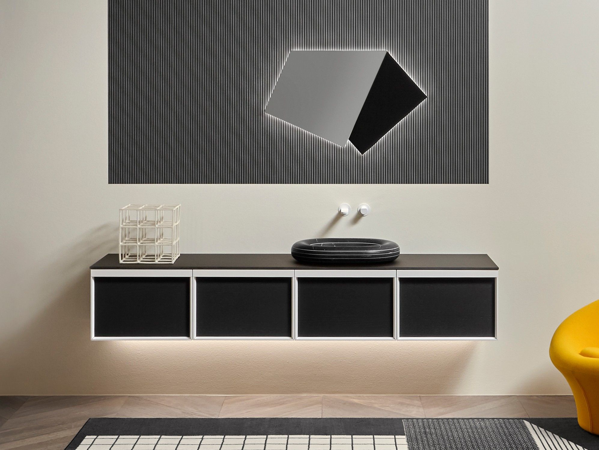 Подвесной умывальник с ящиками Antoniolupi Bemade ARCH-00006930