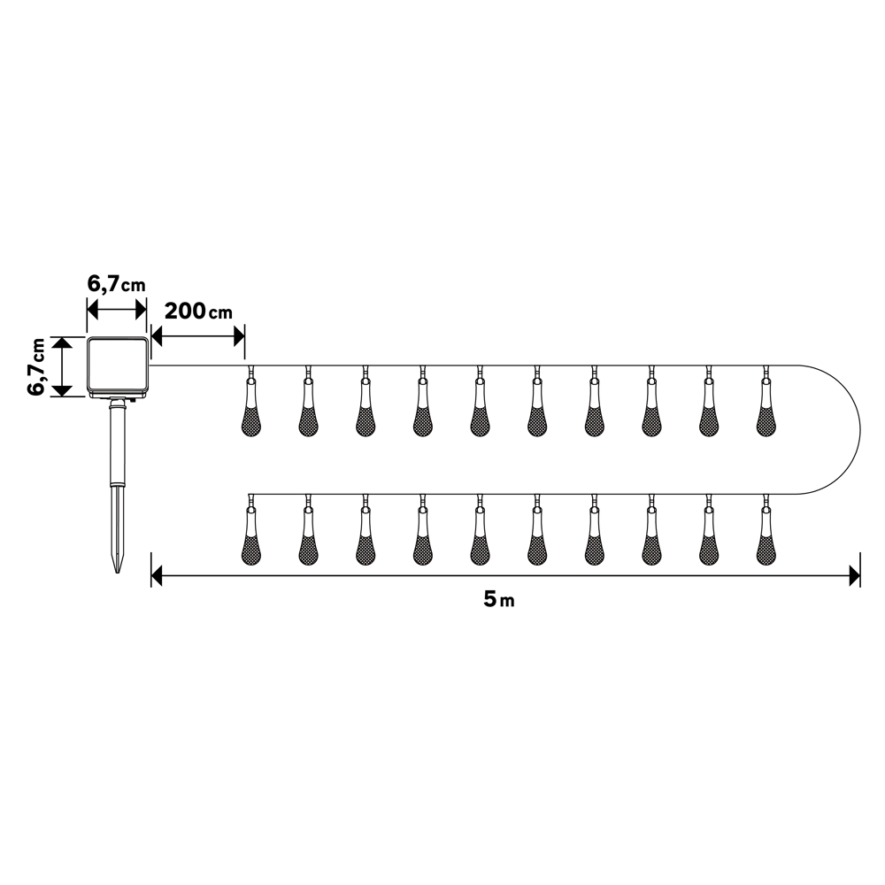 INSPIRE Muxia — Солнечная гирлянда для сада 5 метров 84692979 STLM-0906326 - Вид №11