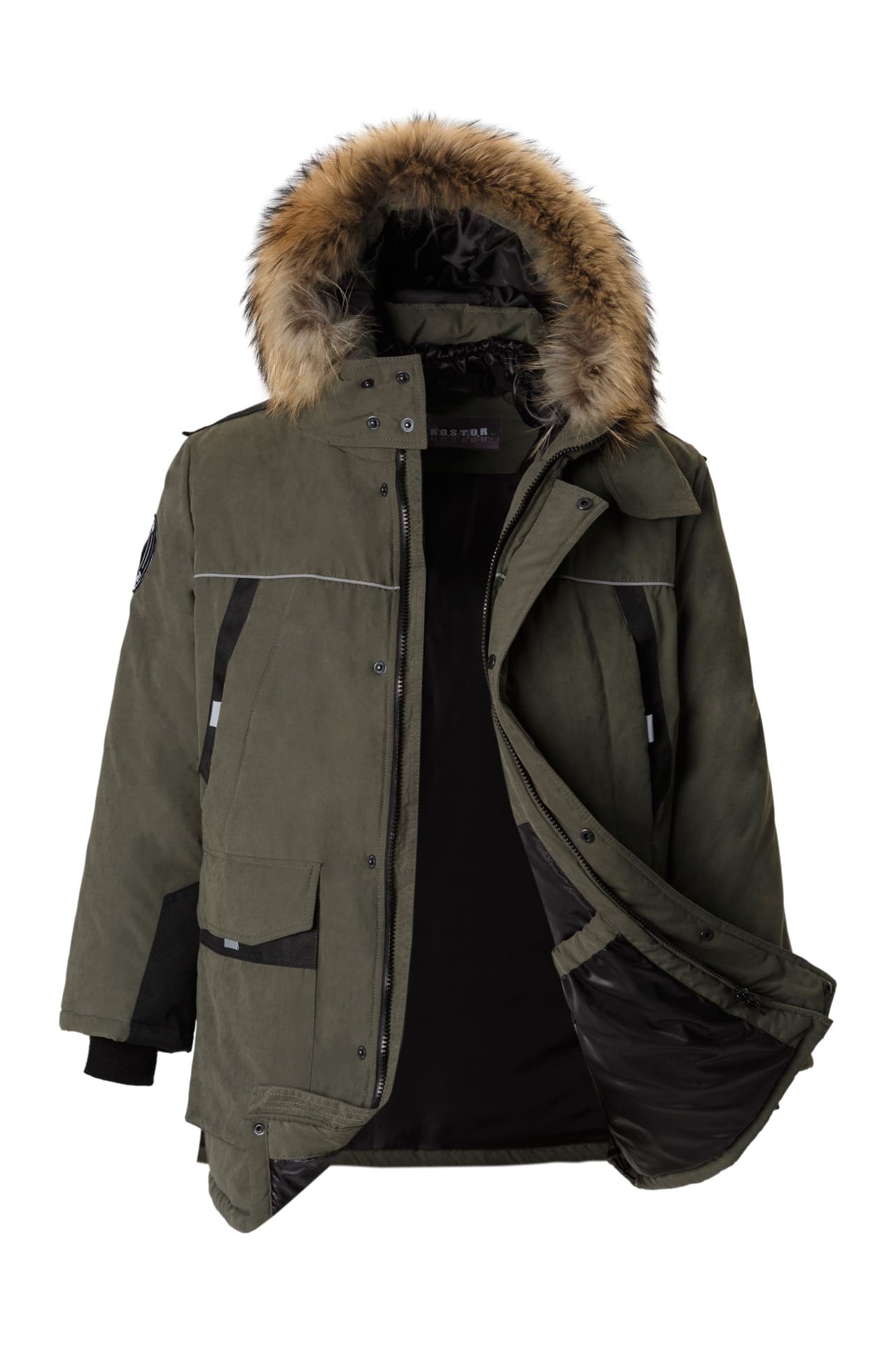 5035754 Куртка "Простор" утепленная хаки  Зимняя спецодежда  размер 44-46/170-176  - Вид №3