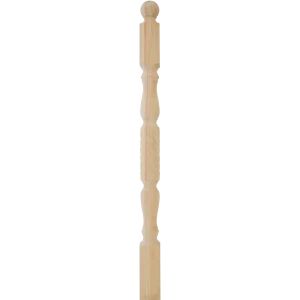 Столб сращенный лиственница Витой 1200x80x80 мм