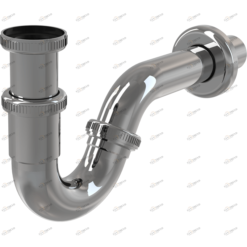 Сифон для биде DN32 металл ALCAPLAST A45G