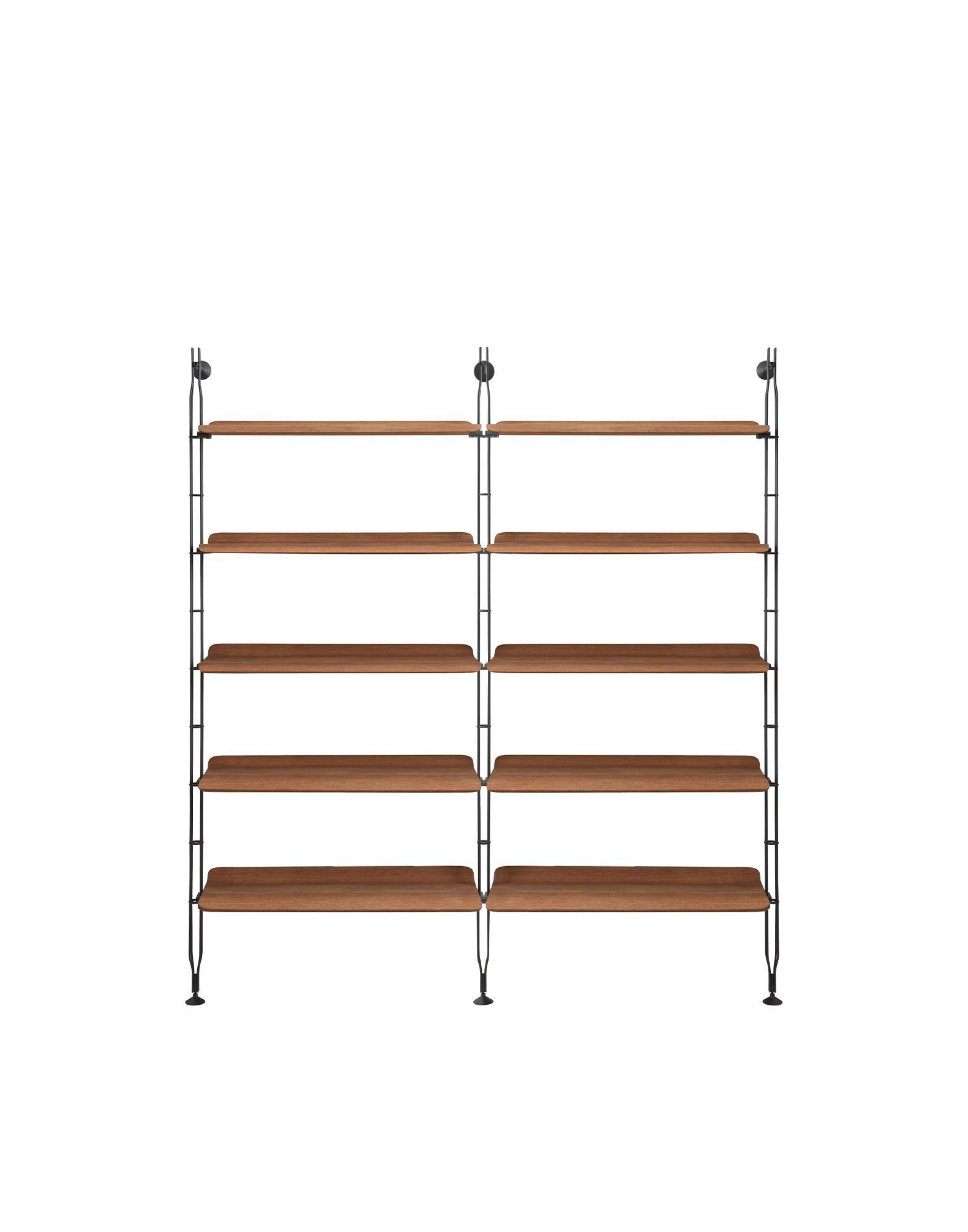 Модульный настенный книжный шкаф из стали и дерева Kartell ADAM WOOD ARCH-00134654 - Вид №16