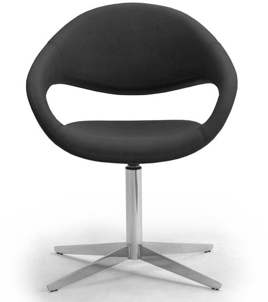 Leyform Поворотное кожаное кресло с 4-мя спицами и подлокотниками Samba sun-id-1469490 - Вид №4