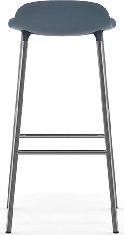 603165 Barstool 75 cm Chrome Blue Normann Copenhagen Form - Вид №3