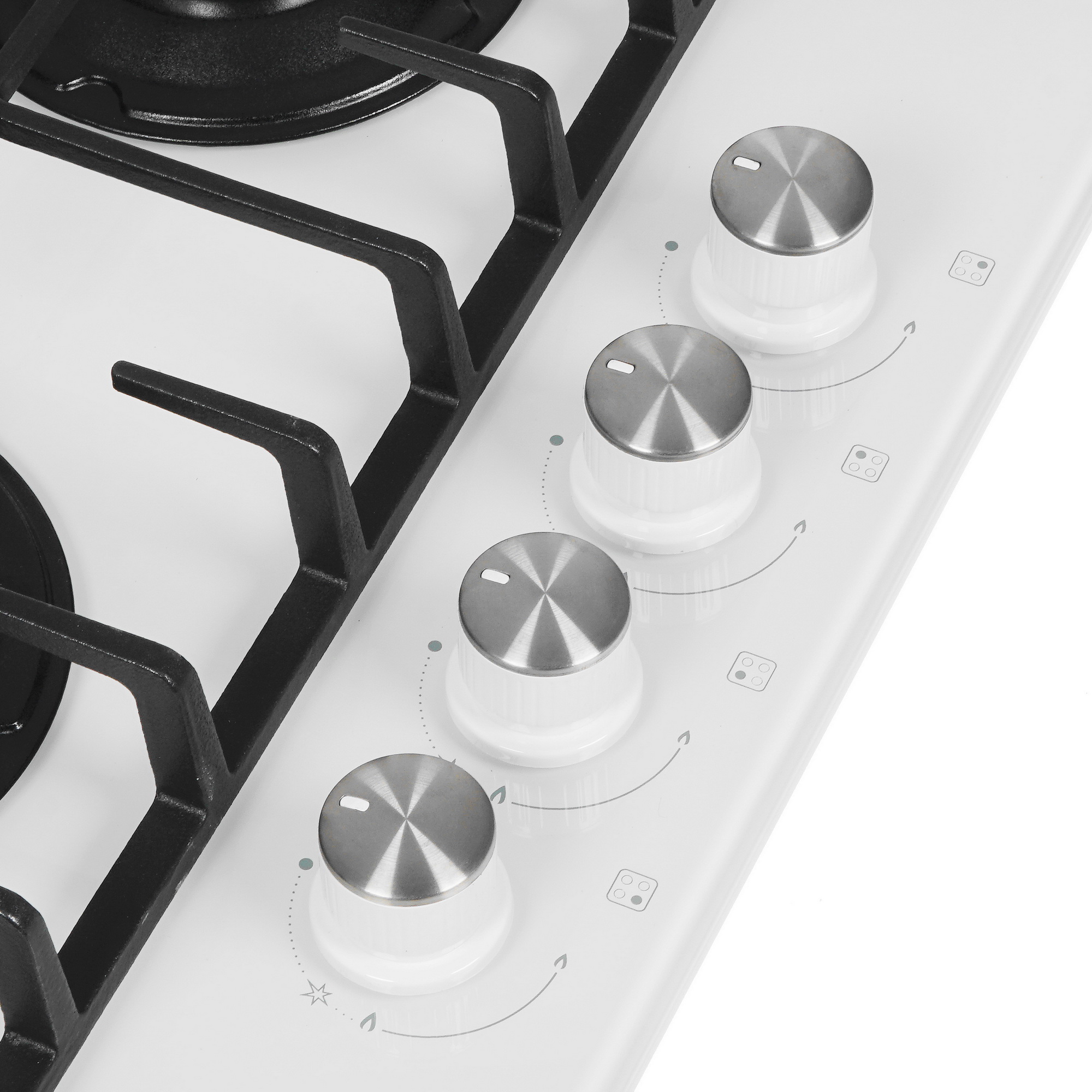 1234444 Газовая варочная поверхность Darina 1T1 BGC341 12 W STDN-0082350 - Вид №2